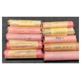 (10) Rolls Wheat Cents