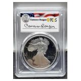 1990-S Slab Proof Silver Eagle PCGS PR69 DCAM