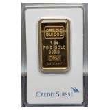 1 Troy Oz. 999.9 Gold Bar In Mint Package By