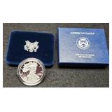 2011-W Proof Silver Eagle w/ Case & COA