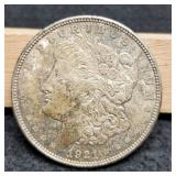 1921-D Morgan Dollar XF