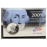2009 6 Quarter Proof Set DC & U.S. Territories