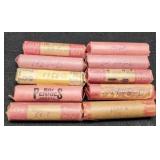 (10) Rolls Wheat Cents 40
