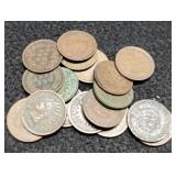 (16) Indian Head Cents 1901-1908
