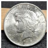 1923 Peace Dollar AU