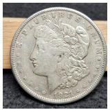 1921-S Morgan Dollar XF