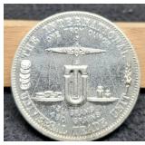 1974 1 Troy Oz. Silver Round World Trade Unit