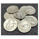 (10) Silver W. Quarters
