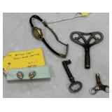 Clock Keys and Jewelry