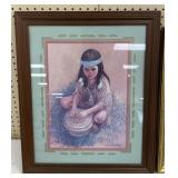 Framed Indian Child Print