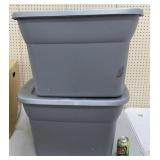 2 - Storage Totes with Lids