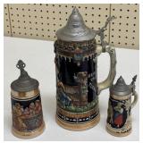 3 - German Steins
