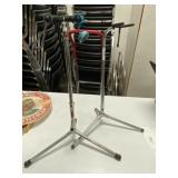 2 Chrome Guitar Stands