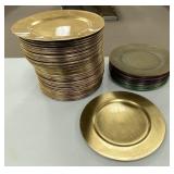 Lot of 13" Decorative Charger Trays