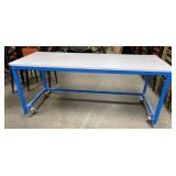 30" x 72" Rolling Work Table