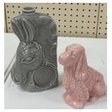 Art Pottery and Ceramic Bottle