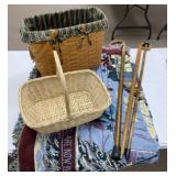 Canes, Baskets and Throw