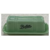 Jadeite Butter Dish