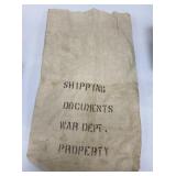 War Department Shipping Bag