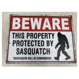 12" x 15 1/2" Metal Sign