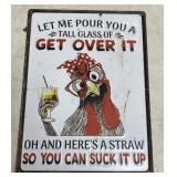 12" x 16" Metal Sign