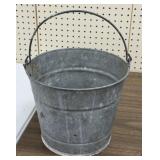 2 Gallon Galvanized Bucket