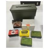 Bullets in Steel Ammo Can