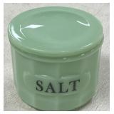 Jadeite Salt Crock