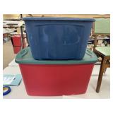 2 - Storage Totes with Lids
