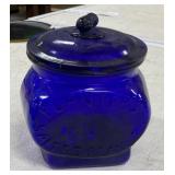 Cobalt Peanut Jar