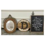 Home Decor, Beveled Mirror