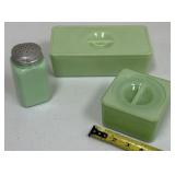 3 pcs Jadeite Fire King