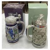 2 - Avon Collector Steins