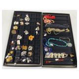 2 - Trays of Costume Jewelry