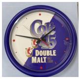 Colt 45 Advertising Clock