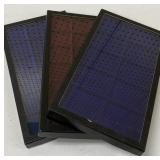 3 - Display Boxes with Glass Lids