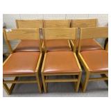 6 - Wood Chairs