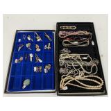 2 - Trays of Costume Jewelry