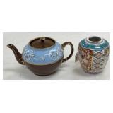 Oriental Vase and Sadler Teapot