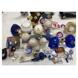 Large Lot of Cubs Collectibles
