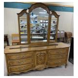 Thomasville Lowboy Dresser w/ Mirror