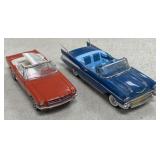 2 - Franklin Mint Diecast Convertibles