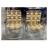 2 Aluminum Lawn Chairs