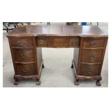 Claw Foot Mahogany Desk