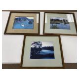 3 - Framed Golf Photographs