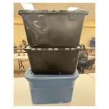 3 - Storage Totes with Lids