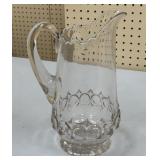 11" Pattern Glass Pitcher