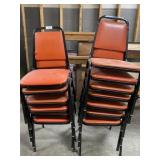 13 Stackable Banquet Chairs