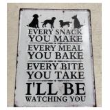 11 3/4" x 15 1/2" Metal Sign