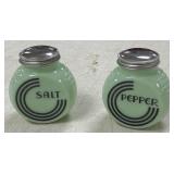 Jadeite Salt & Pepper Shakers